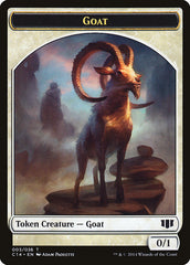 Goblin // Goat Double-sided Token [Commander 2014 Tokens] | Spectrum Games