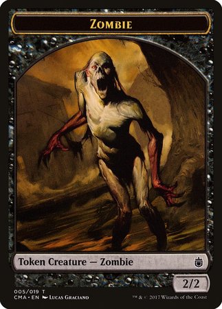 Zombie Token (005) [Commander Anthology Tokens] | Spectrum Games