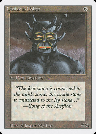Obsianus Golem [Revised Edition] | Spectrum Games