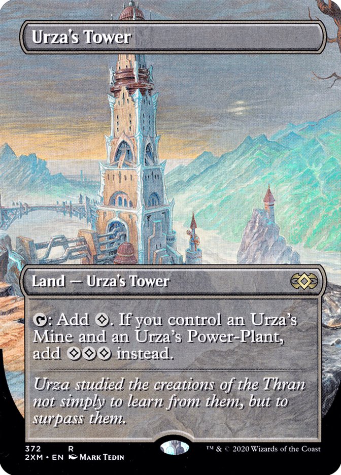 Urza's Tower (Borderless) [Double Masters] | Spectrum Games