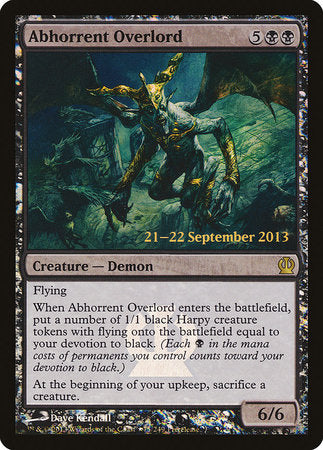 Abhorrent Overlord [Theros Promos] | Spectrum Games