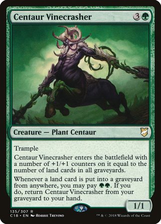Centaur Vinecrasher [Commander 2018] | Spectrum Games