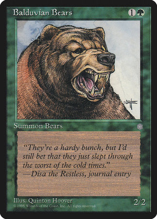 Balduvian Bears [Ice Age] | Spectrum Games