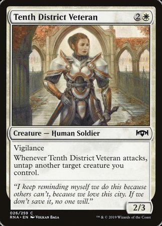 Tenth District Veteran [Ravnica Allegiance] | Spectrum Games