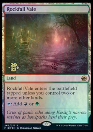 Rockfall Vale [Innistrad: Midnight Hunt Prerelease Promos] | Spectrum Games