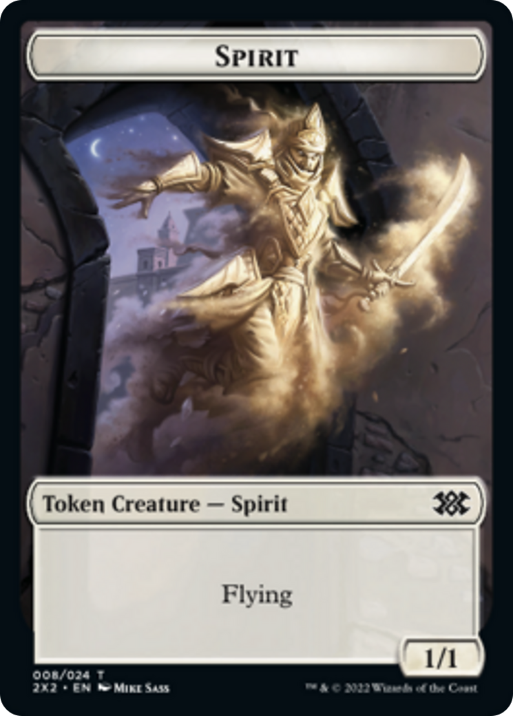 Elemental // Spirit Double-sided Token [Double Masters 2022 Tokens] | Spectrum Games