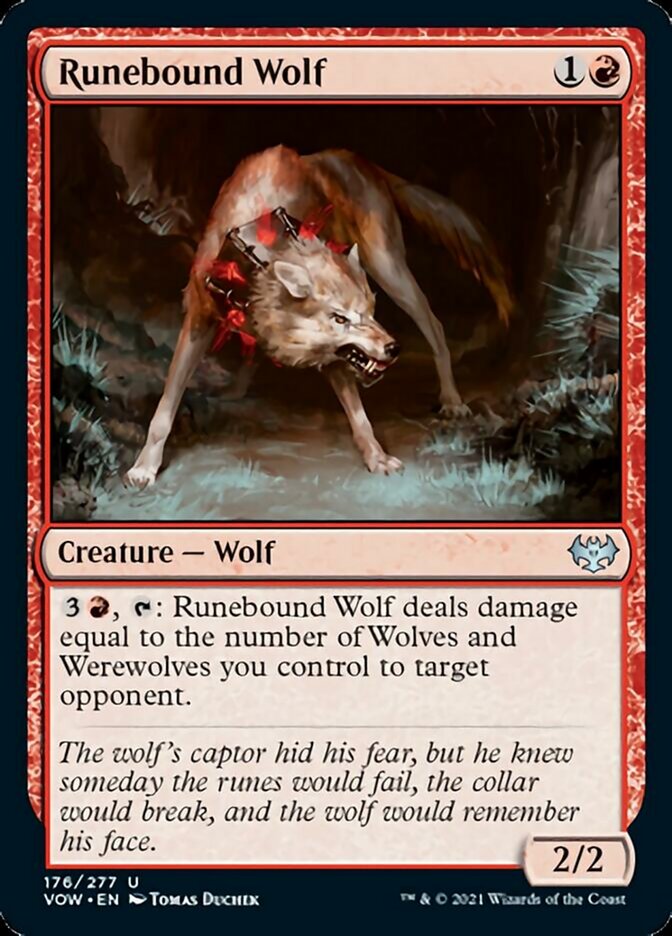 Runebound Wolf [Innistrad: Crimson Vow] | Spectrum Games