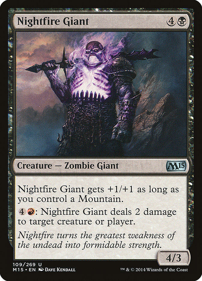 Nightfire Giant [Magic 2015] | Spectrum Games
