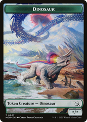 Phyrexian Myr // Dinosaur Double-Sided Token [March of the Machine Tokens] | Spectrum Games