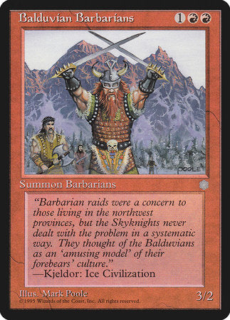 Balduvian Barbarians [Ice Age] | Spectrum Games