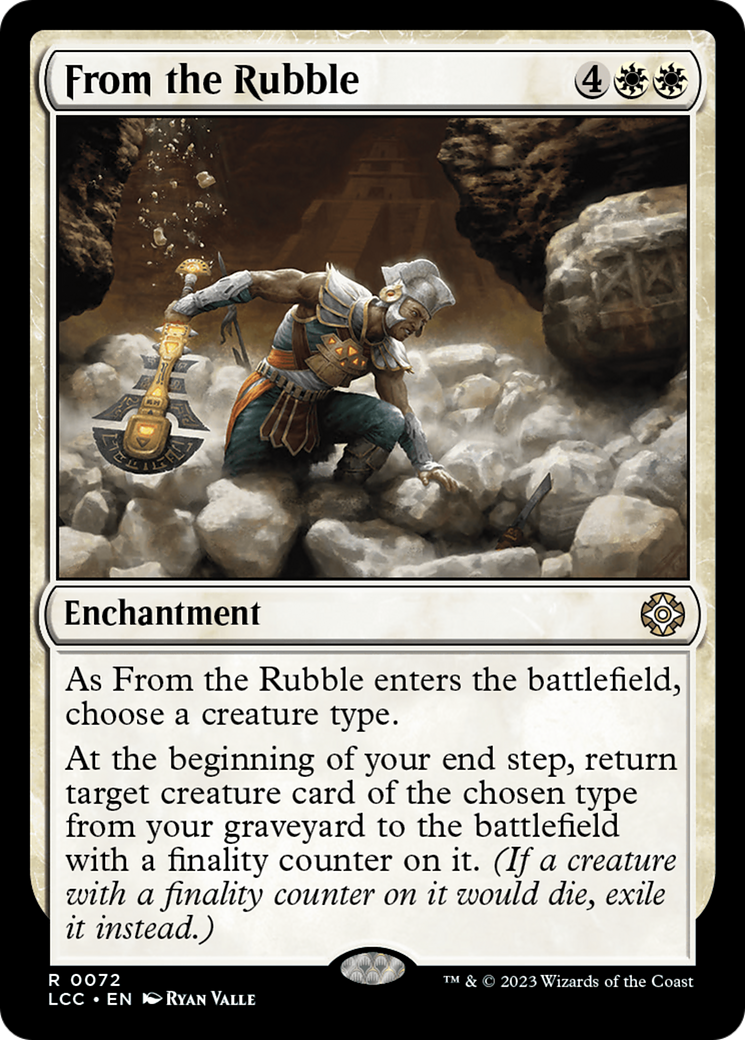 From the Rubble [The Lost Caverns of Ixalan Commander] | Spectrum Games