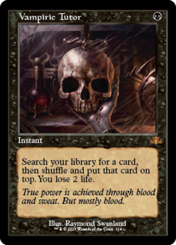 Vampiric Tutor (Retro) [Dominaria Remastered] | Spectrum Games