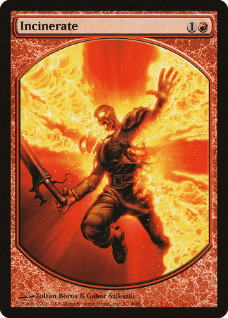 Incinerate [Magic Player Rewards 2008] | Spectrum Games