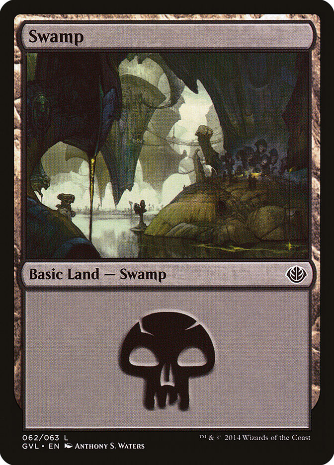 Swamp (62) (Garruk vs. Liliana) [Duel Decks Anthology] | Spectrum Games