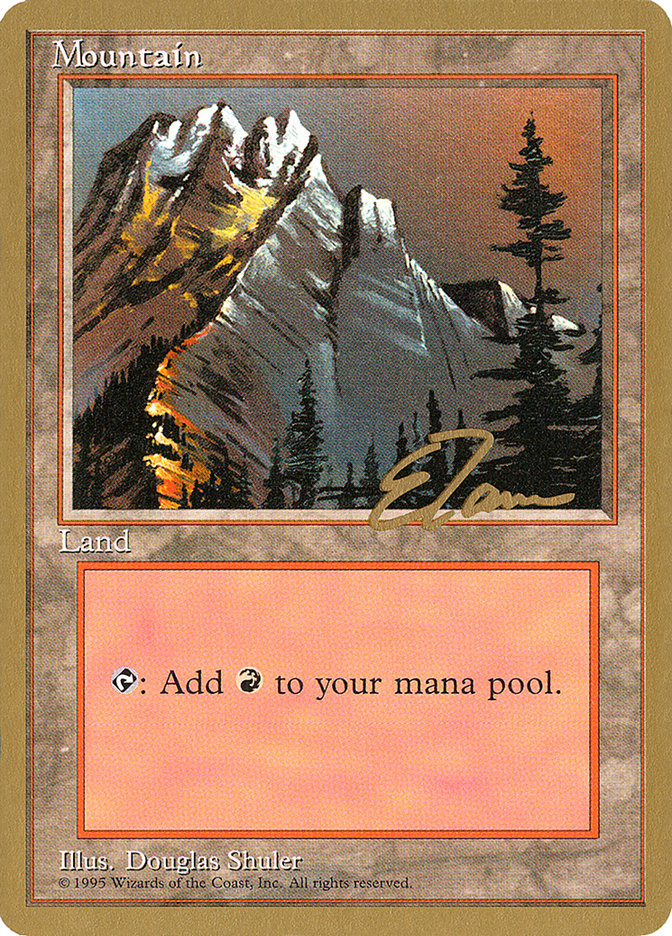 Mountain (et373) (Eric Tam) [Pro Tour Collector Set] | Spectrum Games