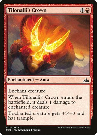 Tilonalli's Crown [Rivals of Ixalan] | Spectrum Games