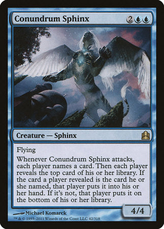 Conundrum Sphinx [Commander 2011] | Spectrum Games