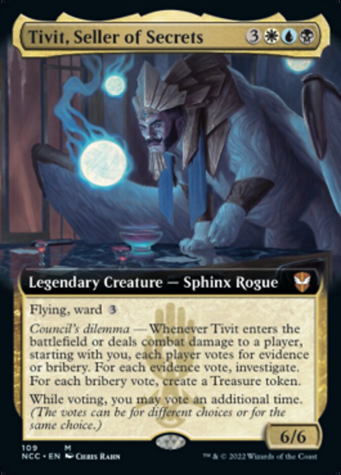 Tivit, Seller of Secrets (Extended Art) [Streets of New Capenna Commander] | Spectrum Games