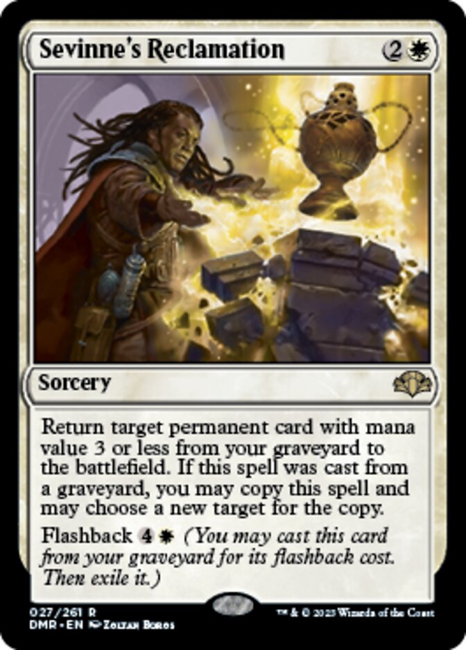 Sevinne's Reclamation [Dominaria Remastered] | Spectrum Games