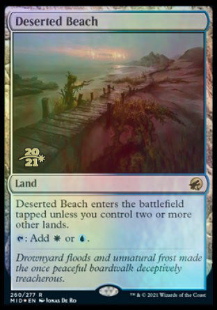 Deserted Beach [Innistrad: Midnight Hunt Prerelease Promos] | Spectrum Games