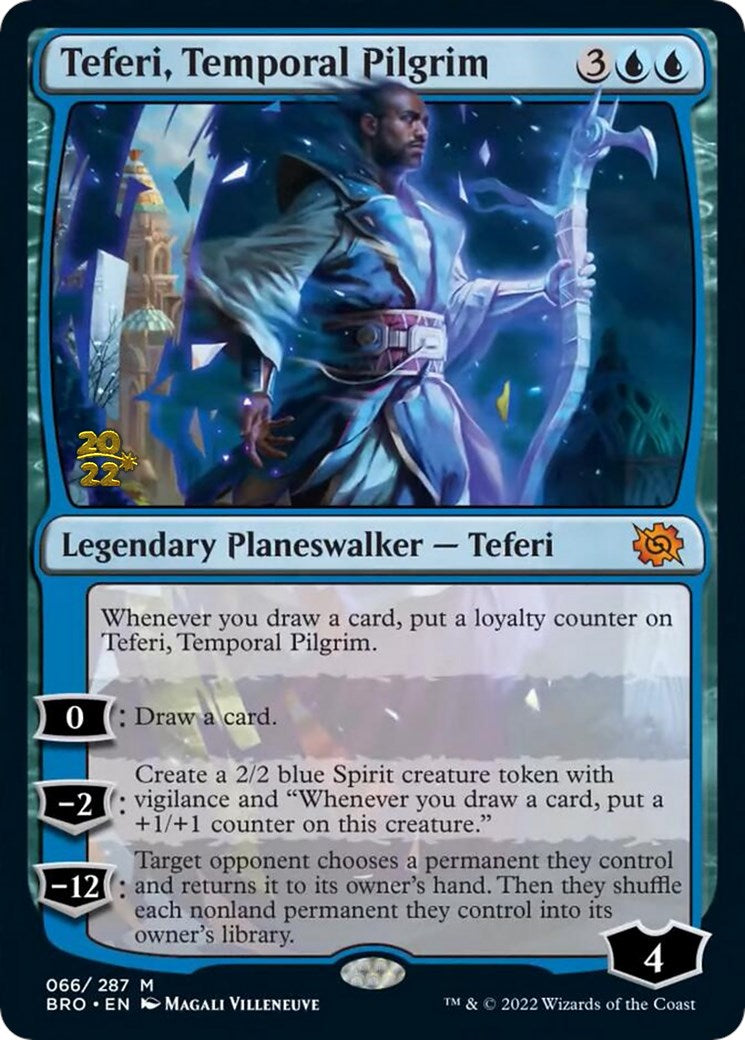 Teferi, Temporal Pilgrim [The Brothers' War: Prerelease Promos] | Spectrum Games