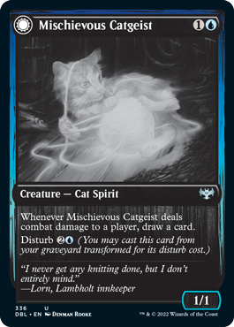 Mischievous Catgeist // Catlike Curiosity [Innistrad: Double Feature] | Spectrum Games