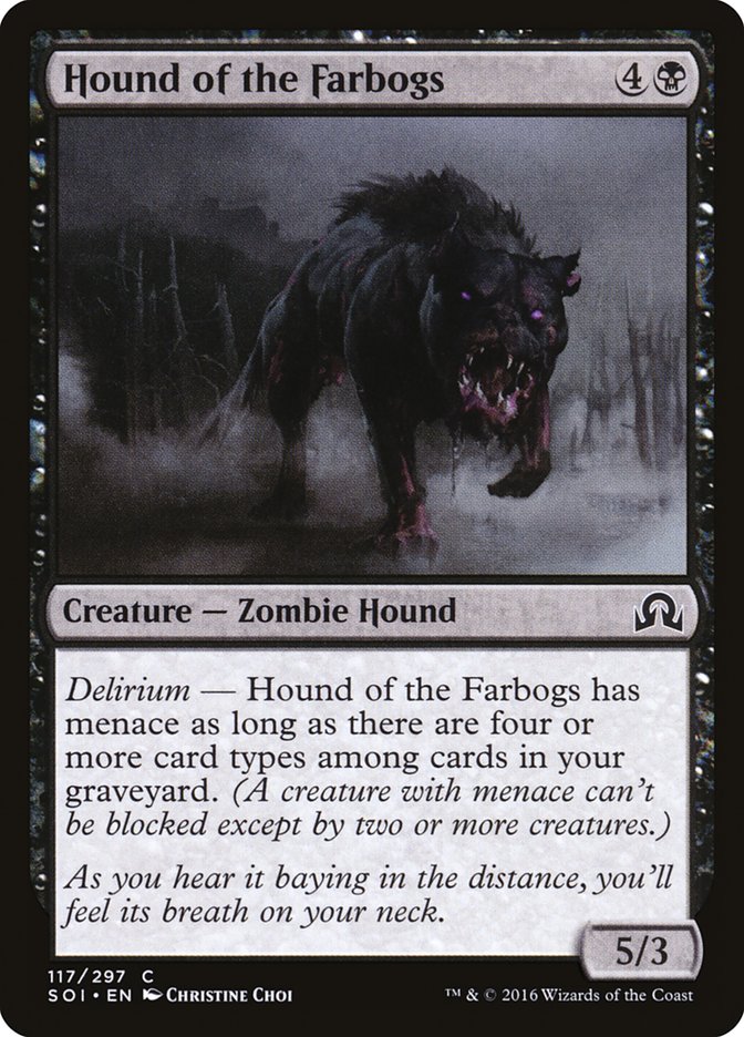 Hound of the Farbogs [Shadows over Innistrad] | Spectrum Games