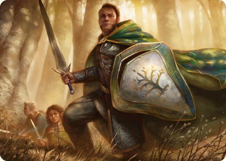 Boromir, Warden of the Tower Art Card [The Lord of the Rings: Tales of Middle-earth Art Series] | Spectrum Games