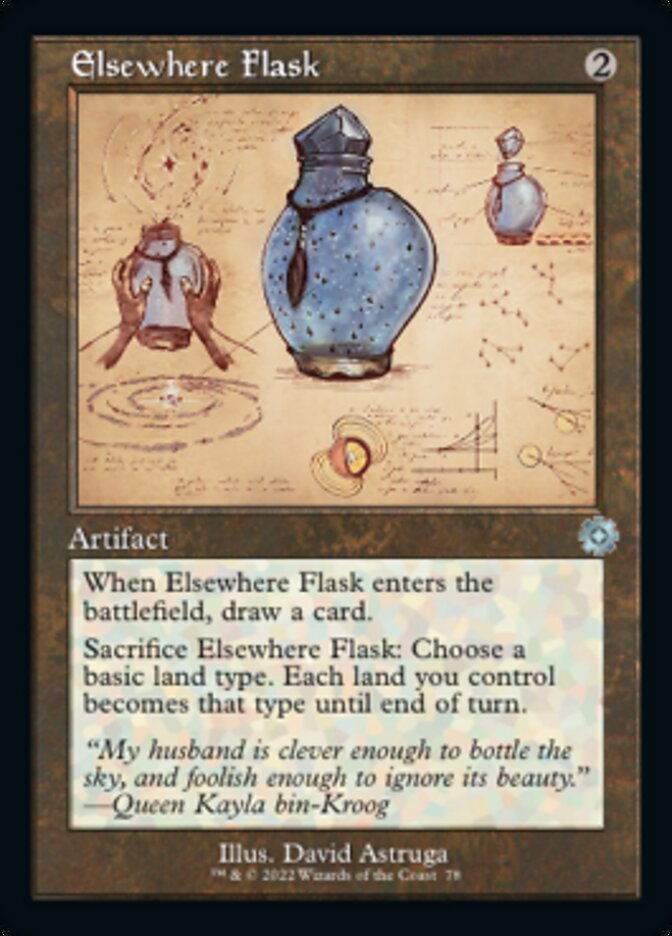 Elsewhere Flask (Retro Schematic) [The Brothers' War Retro Artifacts] | Spectrum Games