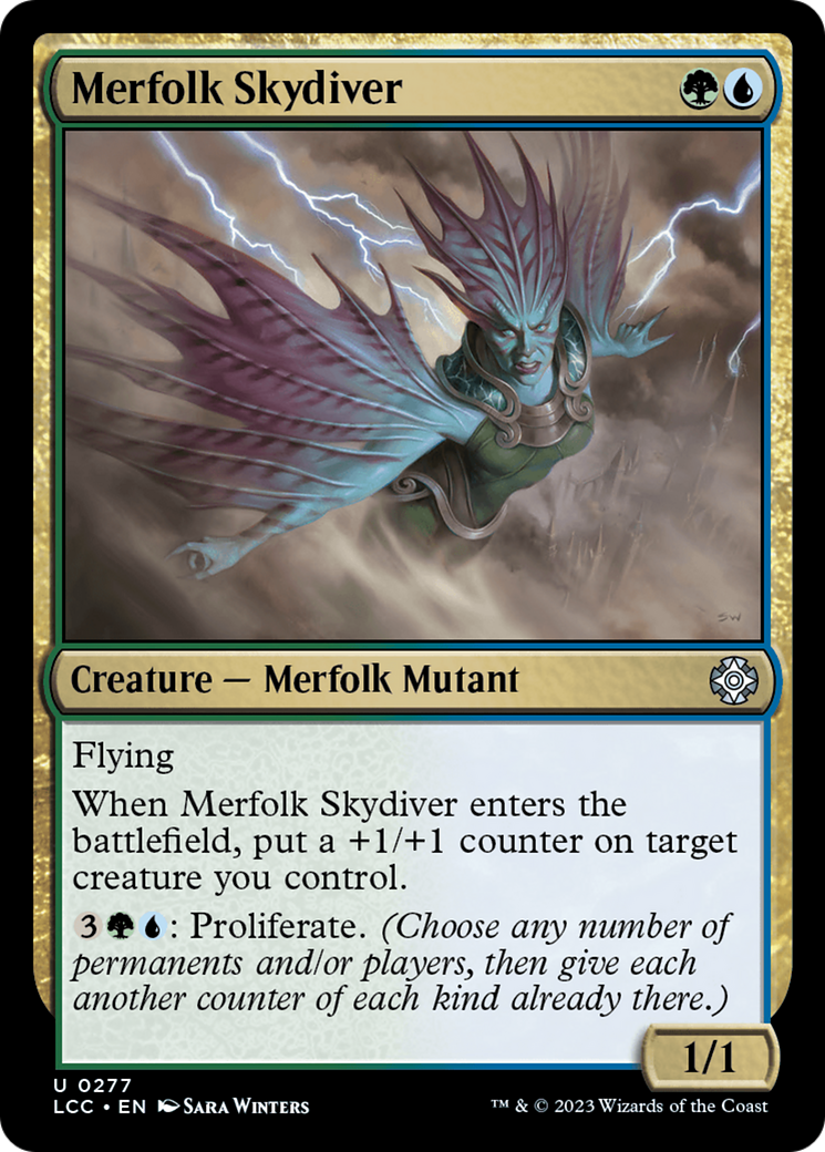 Merfolk Skydiver [The Lost Caverns of Ixalan Commander] | Spectrum Games