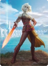 Nahiri, Heir of the Ancients 1 Art Card [Zendikar Rising Art Series] | Spectrum Games