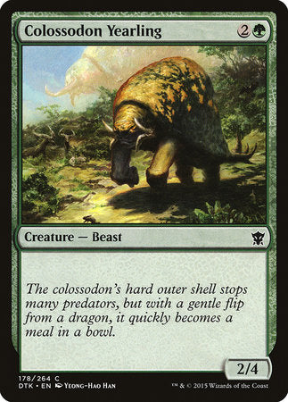 Colossodon Yearling [Dragons of Tarkir] | Spectrum Games