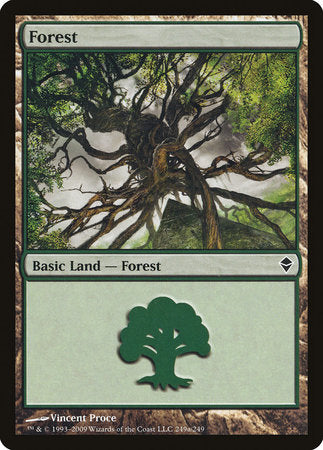 Forest (249a) [Zendikar] | Spectrum Games
