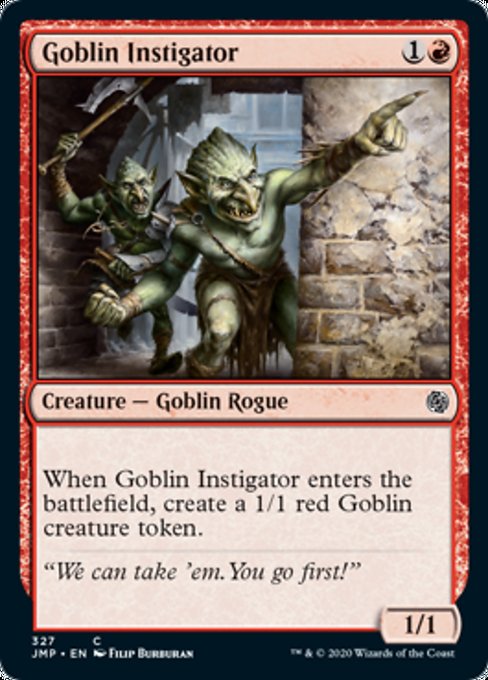 Goblin Instigator [Jumpstart] | Spectrum Games