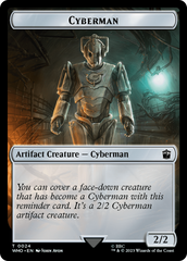 Copy // Cyberman Double-Sided Token [Doctor Who Tokens] | Spectrum Games