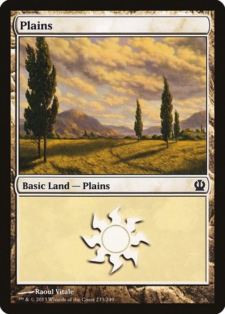 Plains (233) [Theros] | Spectrum Games