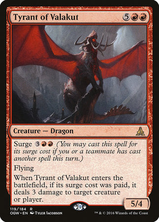 Tyrant of Valakut [Oath of the Gatewatch] | Spectrum Games