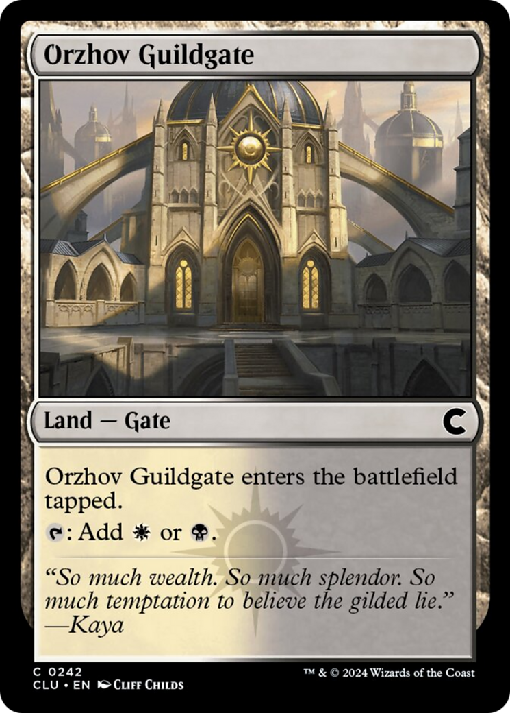 Orzhov Guildgate [Ravnica: Clue Edition] | Spectrum Games