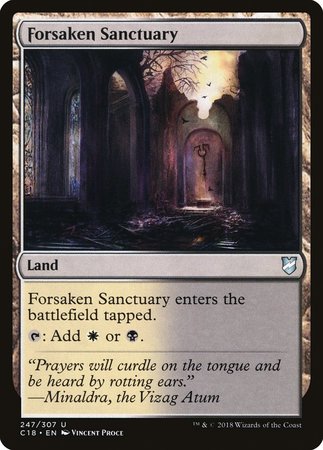 Forsaken Sanctuary [Commander 2018] | Spectrum Games