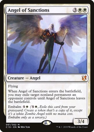 Angel of Sanctions [Commander 2019] | Spectrum Games