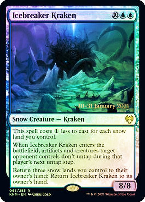 Icebreaker Kraken  [Kaldheim Prerelease Promos] | Spectrum Games