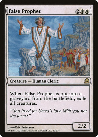 False Prophet [Commander 2011] | Spectrum Games