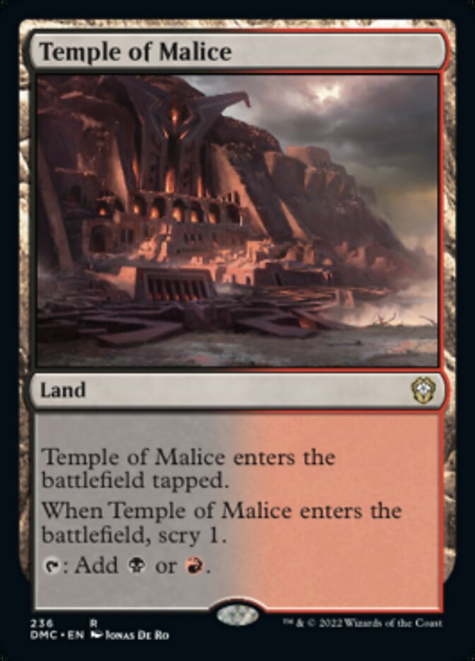 Temple of Malice [Dominaria United Commander] | Spectrum Games