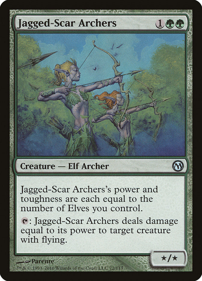 Jagged-Scar Archers [Duels of the Planeswalkers] | Spectrum Games