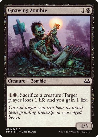 Gnawing Zombie [Modern Masters 2017] | Spectrum Games