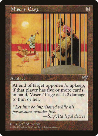 Misers' Cage [Mirage] | Spectrum Games