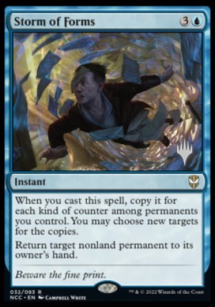 Storm of Forms (Promo Pack) [Streets of New Capenna Commander Promos] | Spectrum Games