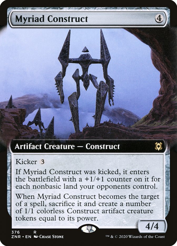 Myriad Construct (Extended Art) [Zendikar Rising] | Spectrum Games