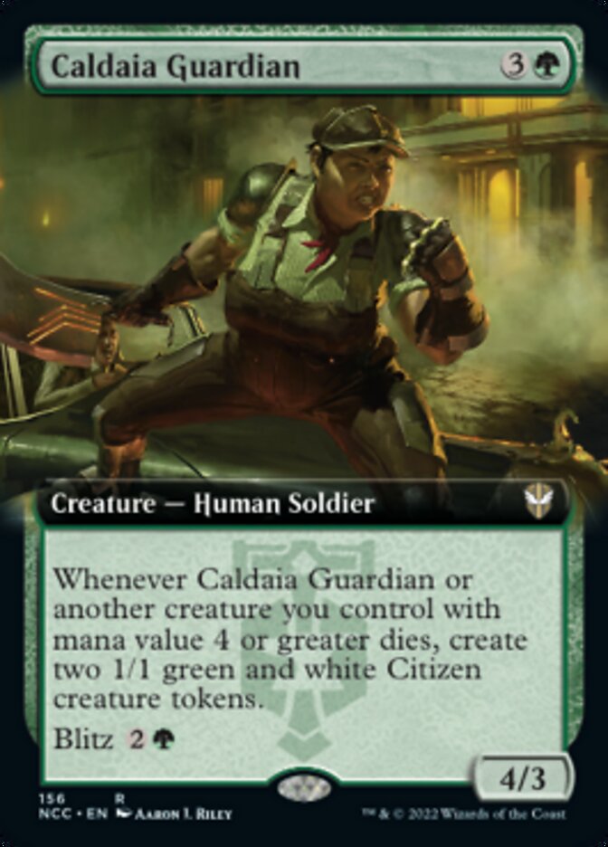 Caldaia Guardian (Extended Art) [Streets of New Capenna Commander] | Spectrum Games