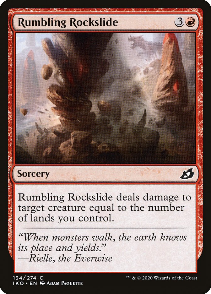 Rumbling Rockslide [Ikoria: Lair of Behemoths] | Spectrum Games